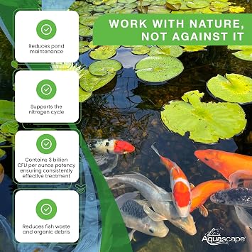 Aquascape Dry Beneficial Bacteria for Pond and Water Features, 4.4-Ounce | 98925,White