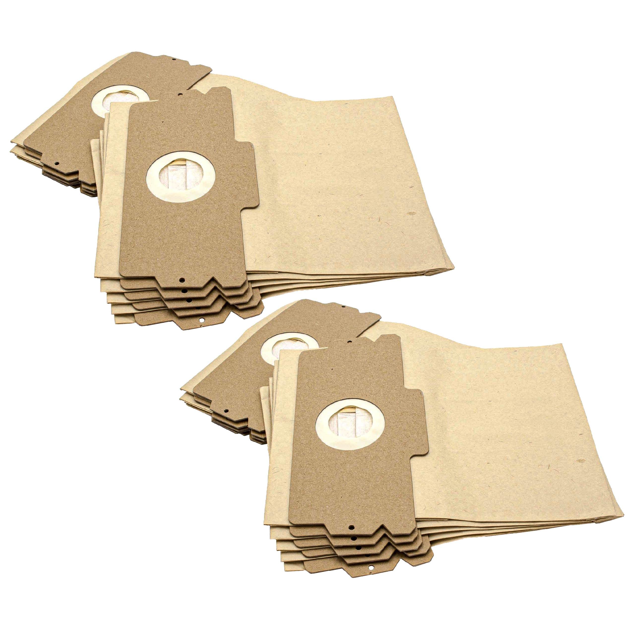 vhbw 20x Sacs remplacement pour Profectis 101.417-9 pour aspirateur