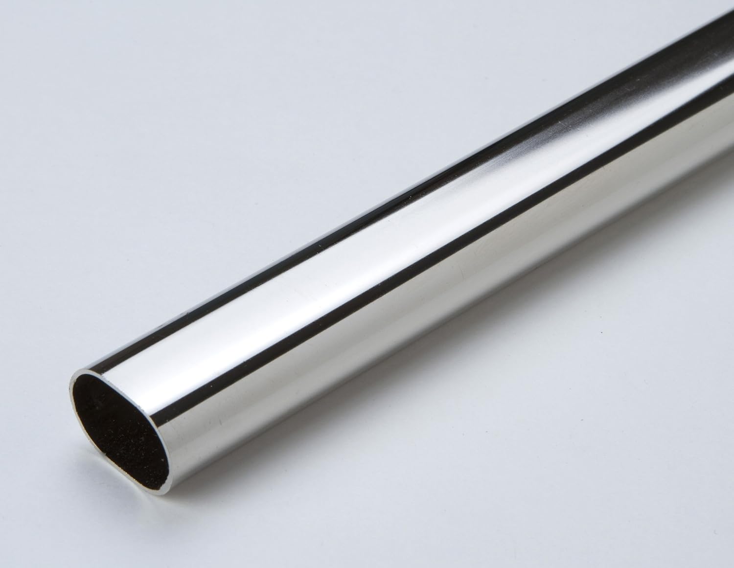 Tubo Per Armadio Appendiabiti | Asta In Metallo Cromato Ovale 22x15mm - Lunghezza 600-900mm - Foto 9