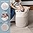 OrganiHaus Large Woven Laundry Basket w/Handles 52L, Rope Dirty Clothes Hamper, Blanket Basket for Living Room, Baby Laundry Hamper for Nursery, Soft Decorative Organizer Bin - Stitches Brown