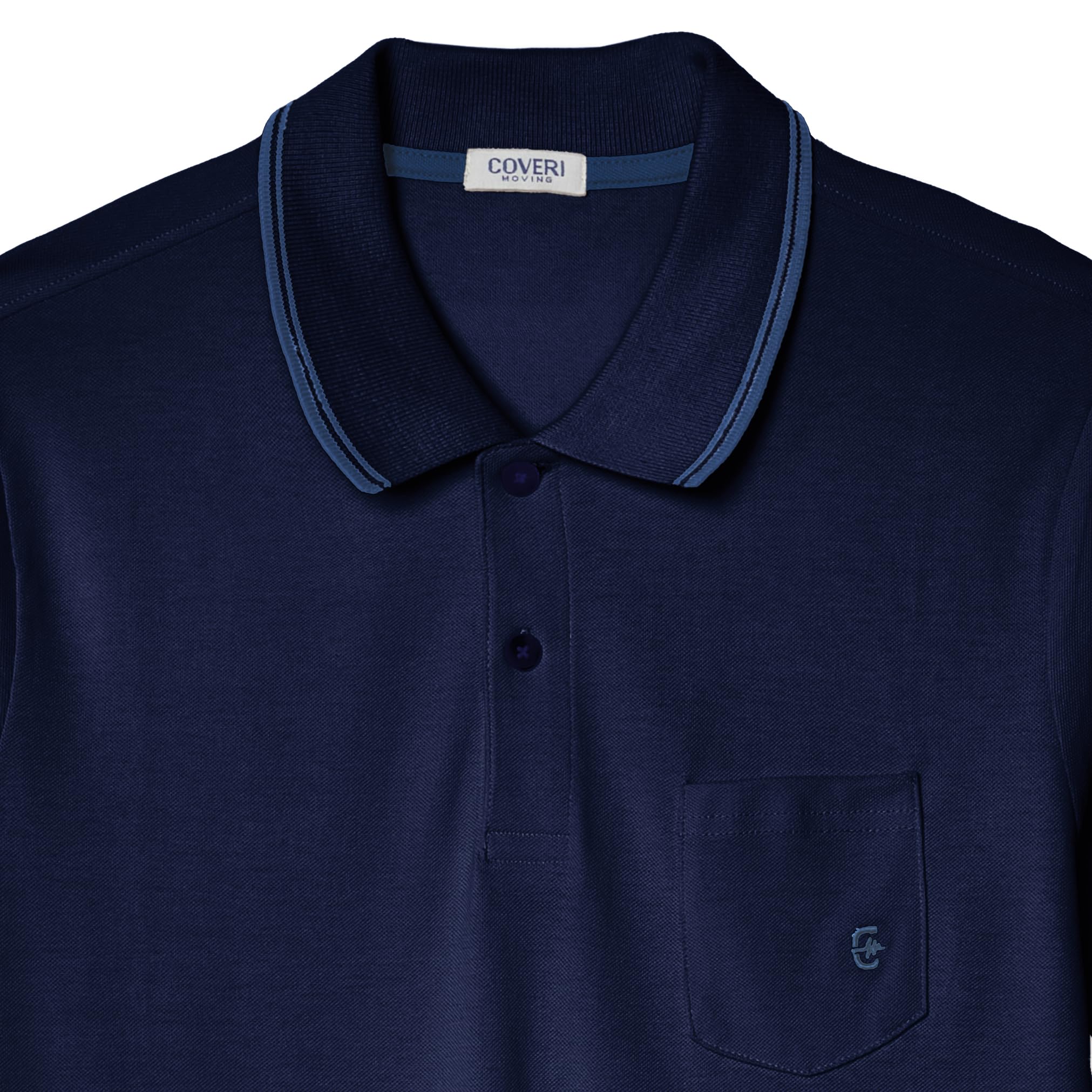 Coveri Polo Uomo Maniche Corte Regular con Taschino e Bottoni M L XL XXL XXXL