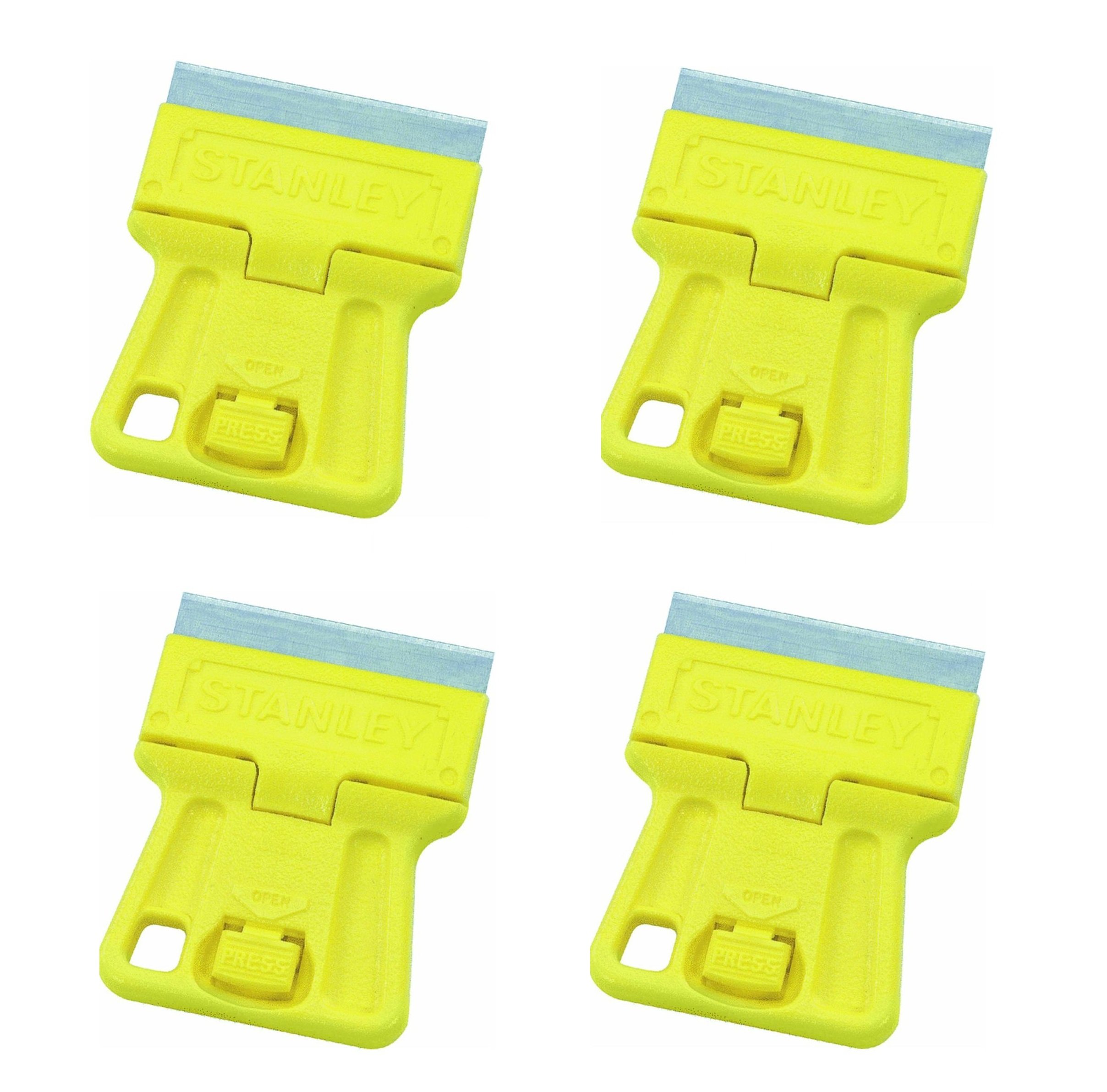 28-100 1-3/16" High Visibility Mini Razor blade scraper (4 Pack)