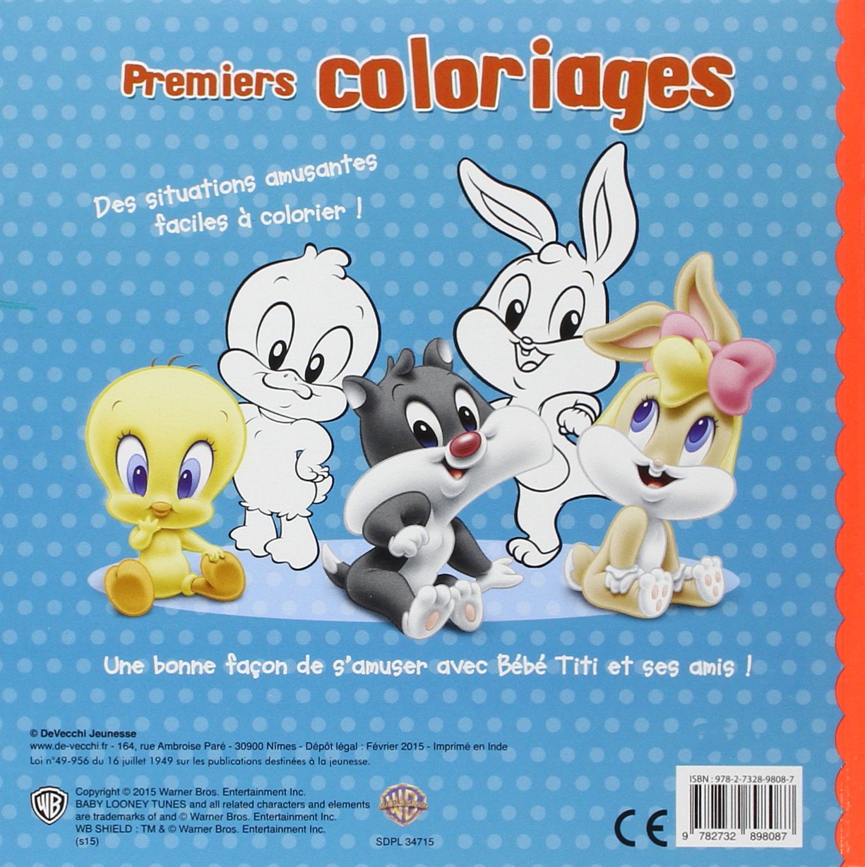 Premiers coloriages Bébé Titi et ses amis
