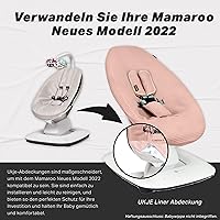 Vista 3 de UKJE Funda protectora para columpio compatible con los nuevos modelos RockaRoo 2022 de 4moms o MamaRoo 5, columpio de bebé multimovimiento, forro