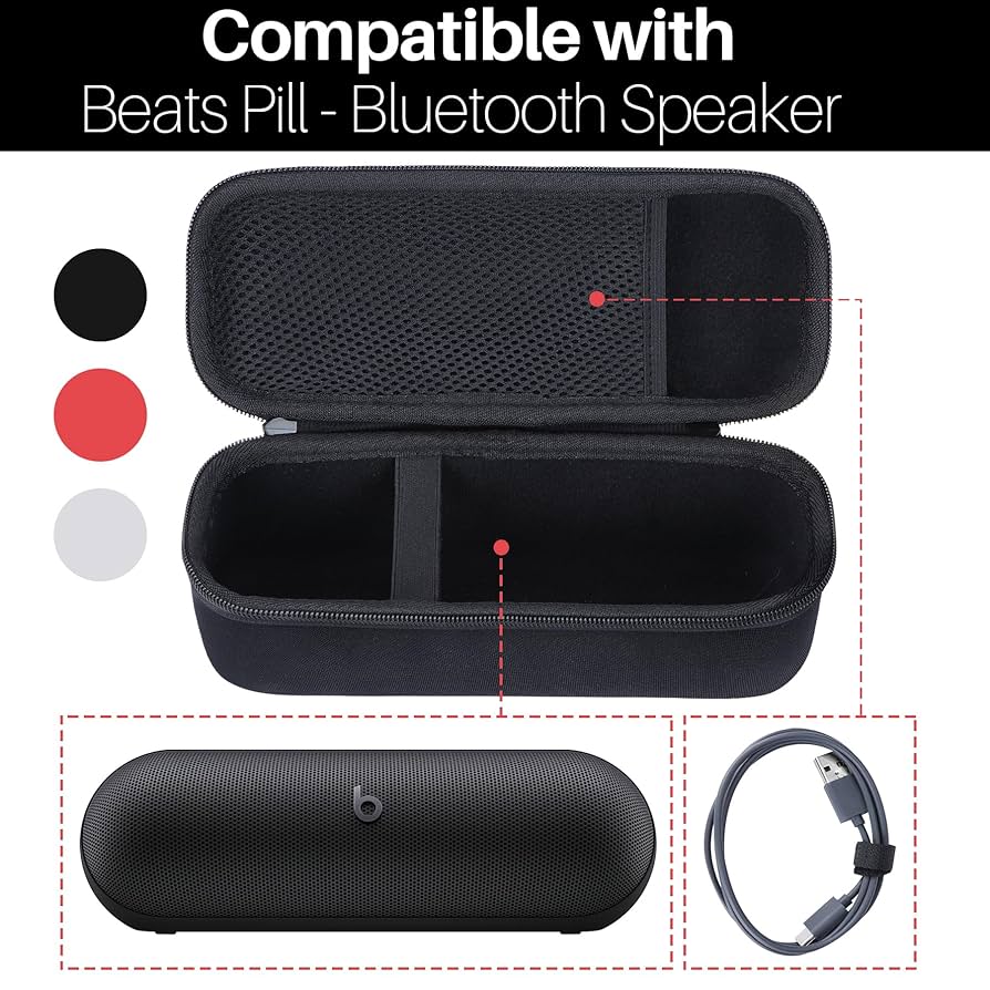 Beats Pill ワイヤレススピーカー レッド 専用ケース 箱付き Beats Pill ワイヤレススピーカー レッド 専用ケース 箱付き最新