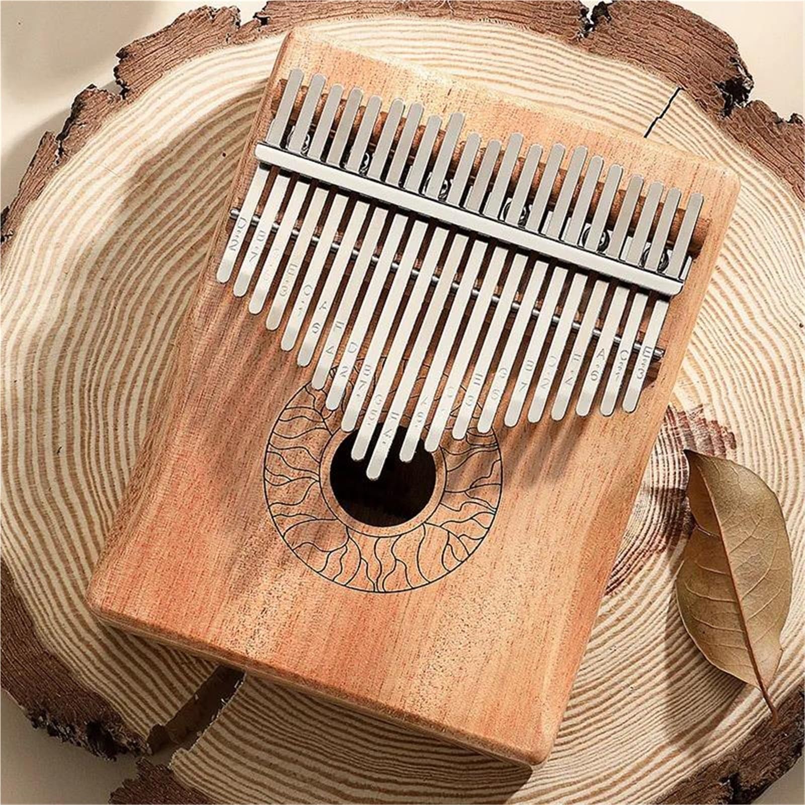 Kalimba Kalimba 21 Klawiszy Profesjonalny Instrument Muzyczny Z Akacji Fortepian Muzyczny Dla Początkujących Mini Instrumenty(Style 4)