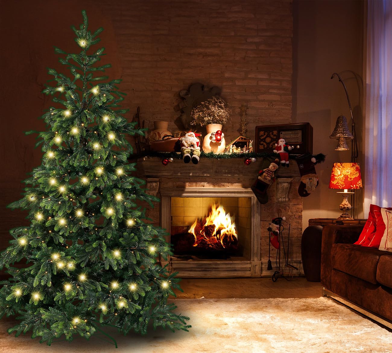 knstliche weihnachtsbume geschmckt Knstlicher Weihnachtsbaum mit Schnee - Elsa | 180 cm kaufen