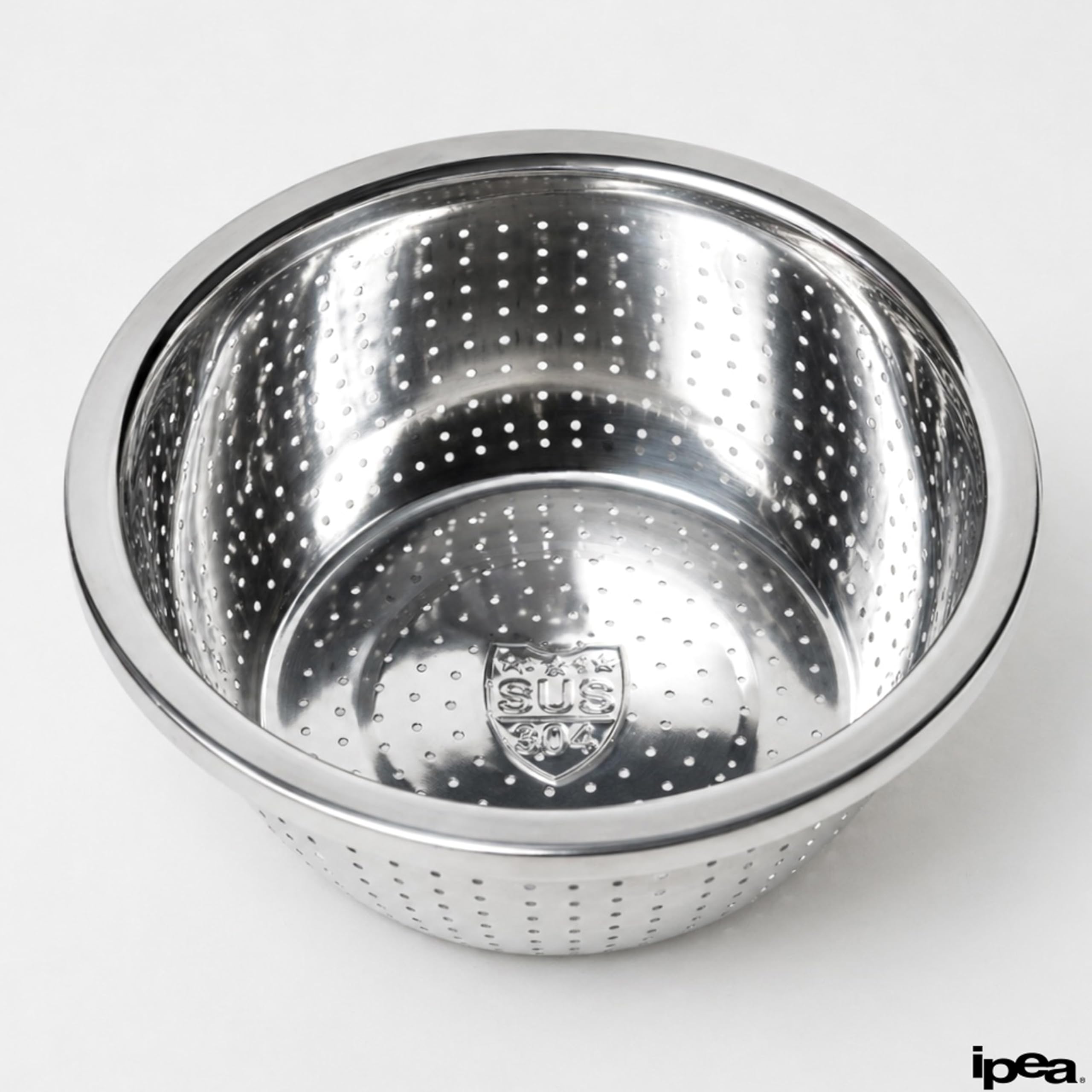 Scolapasta 24 cm Acciaio Inox Professionale - Colapasta per Pasta e Verdura - Lavastoviglie