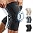 CAMBIVO Elite Motion Series Knee Brace for Men and Women (2 Pack), Knee Compression Sleeves with Patella Gel Pad and Side Stabilizers for Knee Pain Relief, Running, Workouts, Sports (Black, Medium)