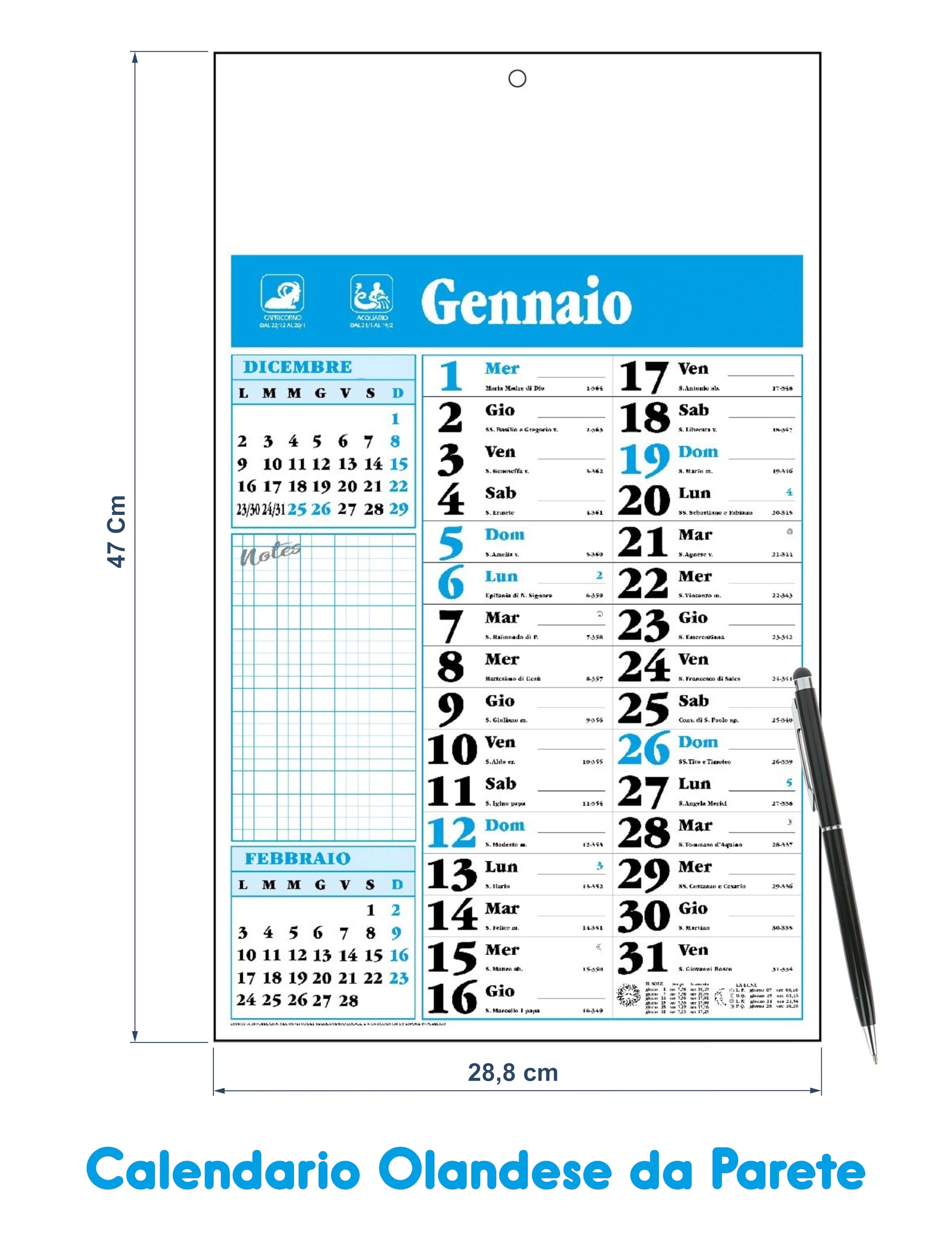 Calendario Perpetuo Fai Da Te Da Disegnare - Formato A4, 12 Mesi | Personalizzabile Con Foto E Ricordi - Foto 11