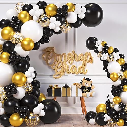 Miniatura 3 de OurWarm Kit de arco de globos de 9.35 pies y 6 pies, soporte de arco de globos con forma de flexión libre con base, arco de medio globo para boda,