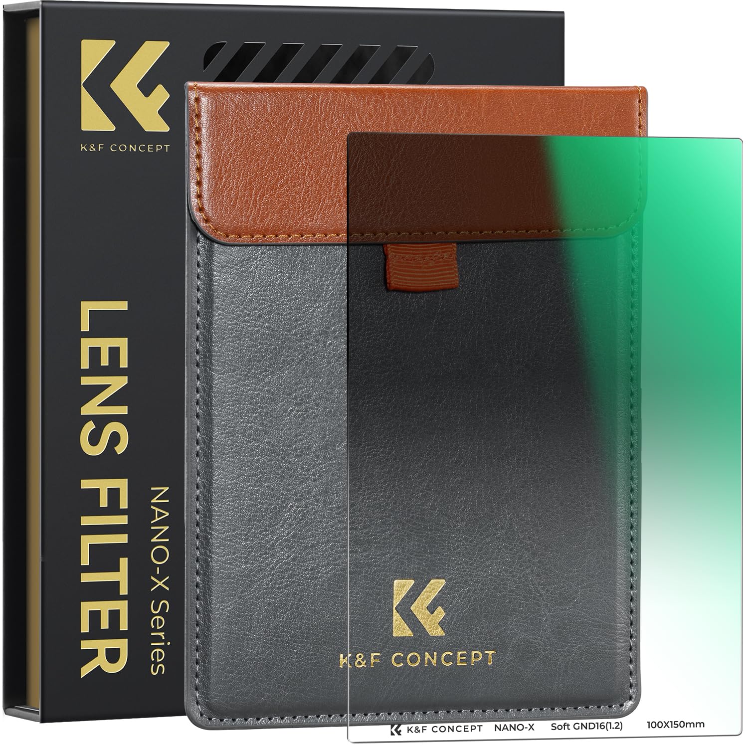 KF Concept 角型フィルター ハーフNDフィルターGND16 ソフト 明暗差調整 GND1.2 光学ガラス 100*150*2mm Amazon | K&F CONCEPT 角型フィルター ハーフNDフィルターGND16 ソフト