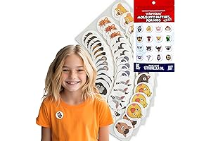 RiptGear Mosquito Patches Plus Size for Kids - Natural, Citronella Patches for Bug Bites