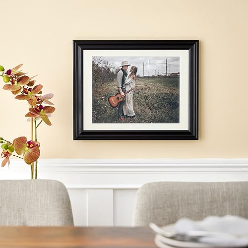 Miniatura 2 de Paquete de 12 Negro 8.5" x 11" Marco Con Alfombra, Lifestyles por Studio Décor