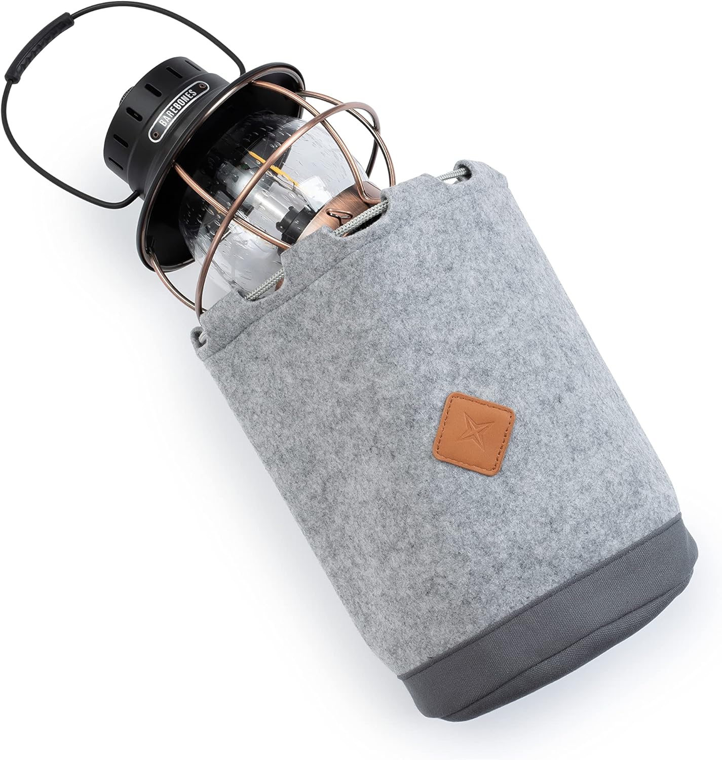 Barebones Felt Lantern Storage Bag - Lantern Storage Bag - for Vintage Forest and Railroad Lantern - Camping Gift
