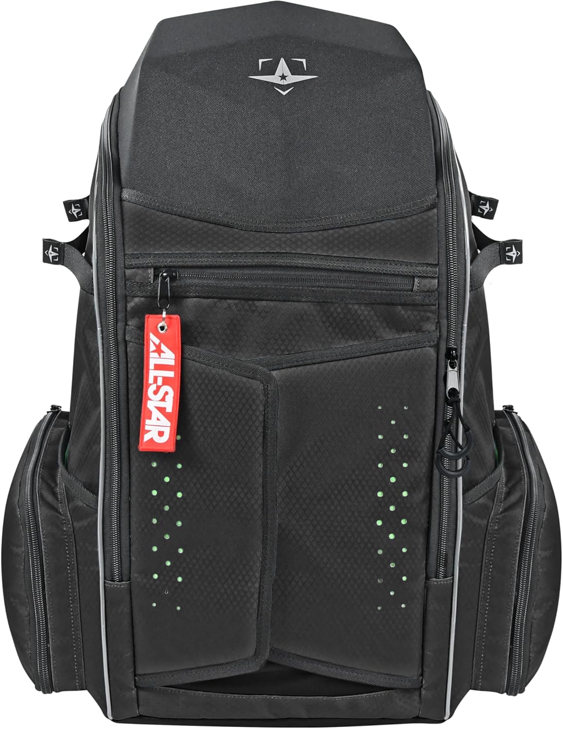 All-Star MVP Pro Player BatPack - Baseball and Softball Gear Bag, 21.5" H x 12" W x 9.5" D