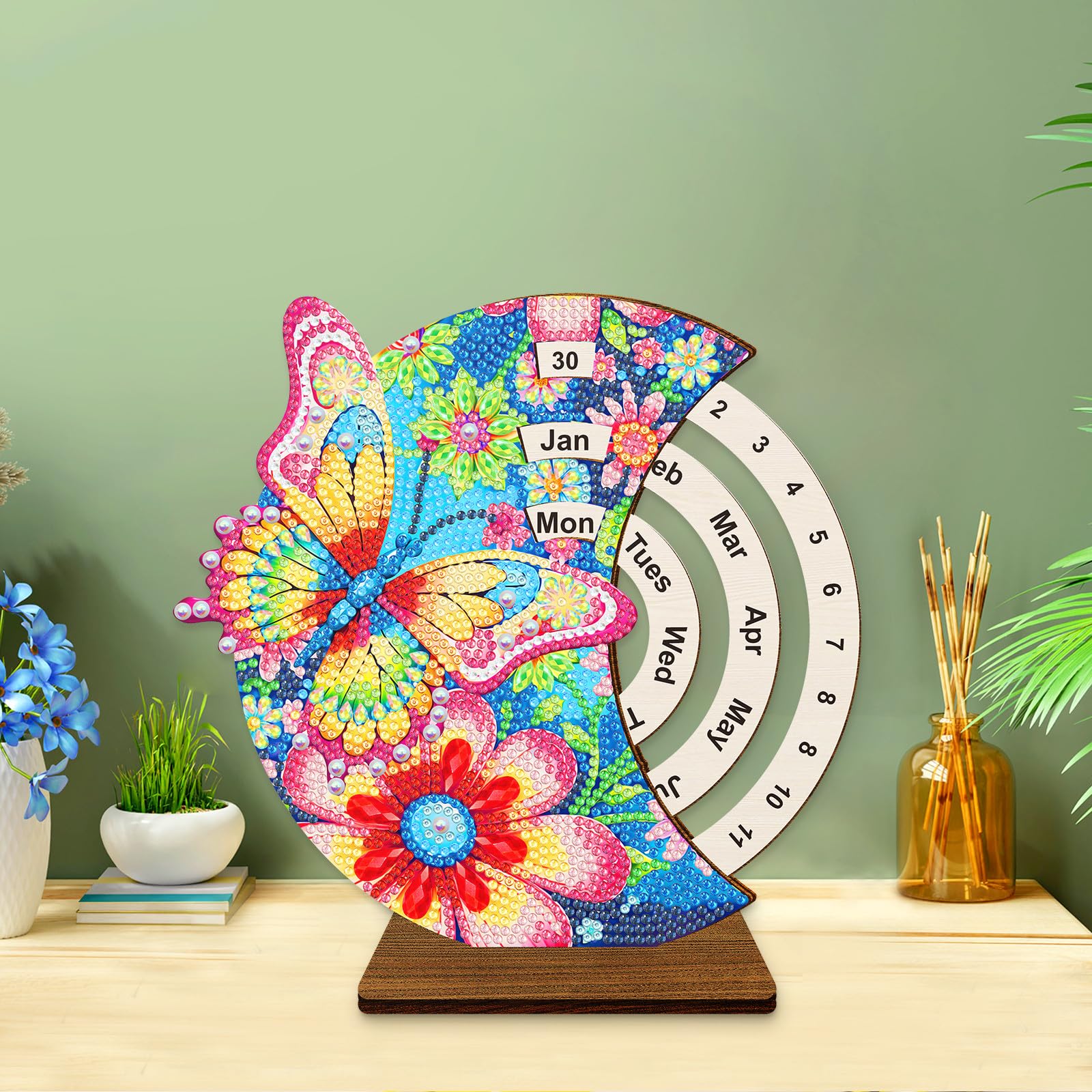 Diamond Painting Eeuwige Kalender | Zonnebloemen – Myth Of Asia