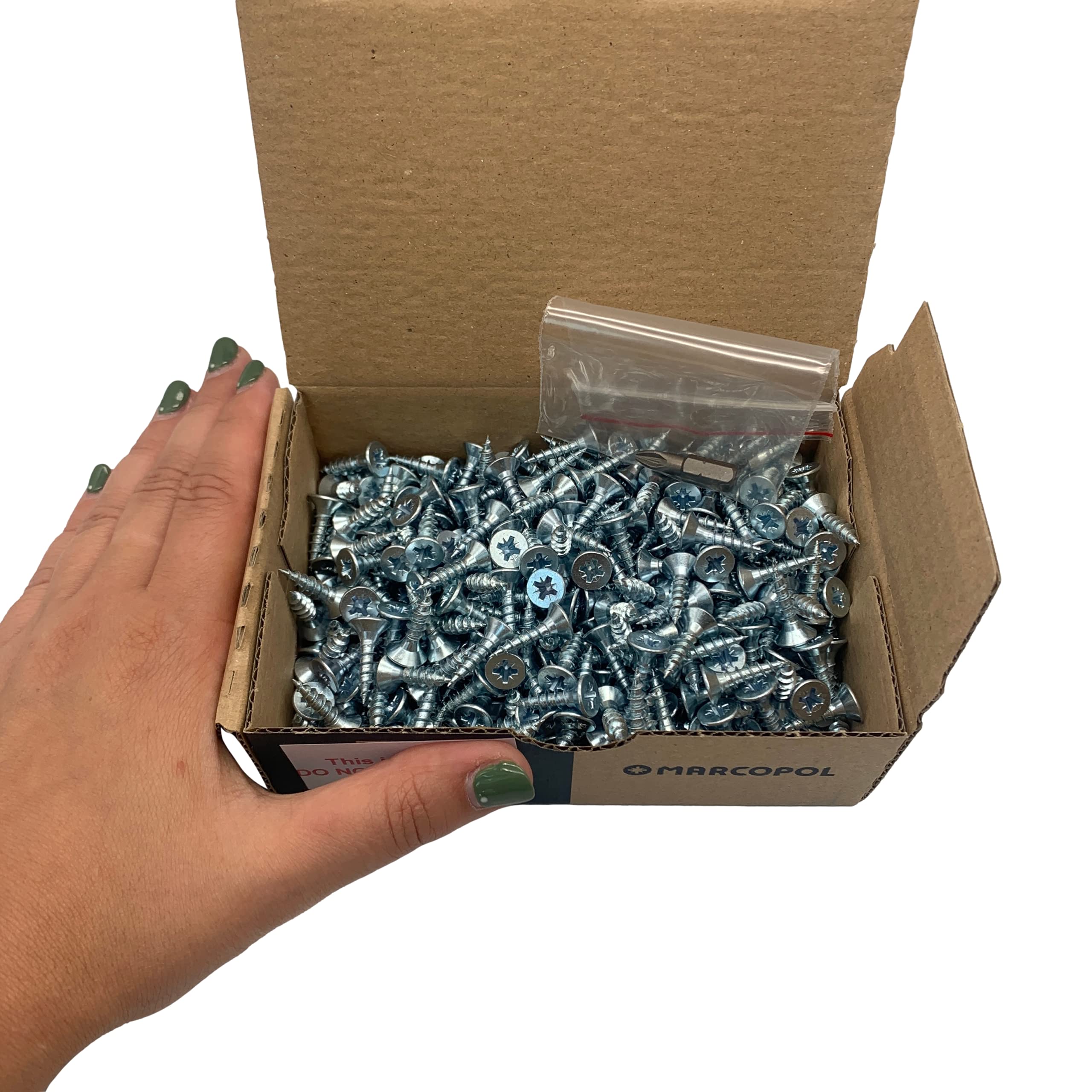 400 Viti Per Legno Zincate 5.0x20mm - Testa Svasata Pozidriv, Per Legno, Truciolato, MDF, Con Punta Cacciavite Inclusa - Foto 14