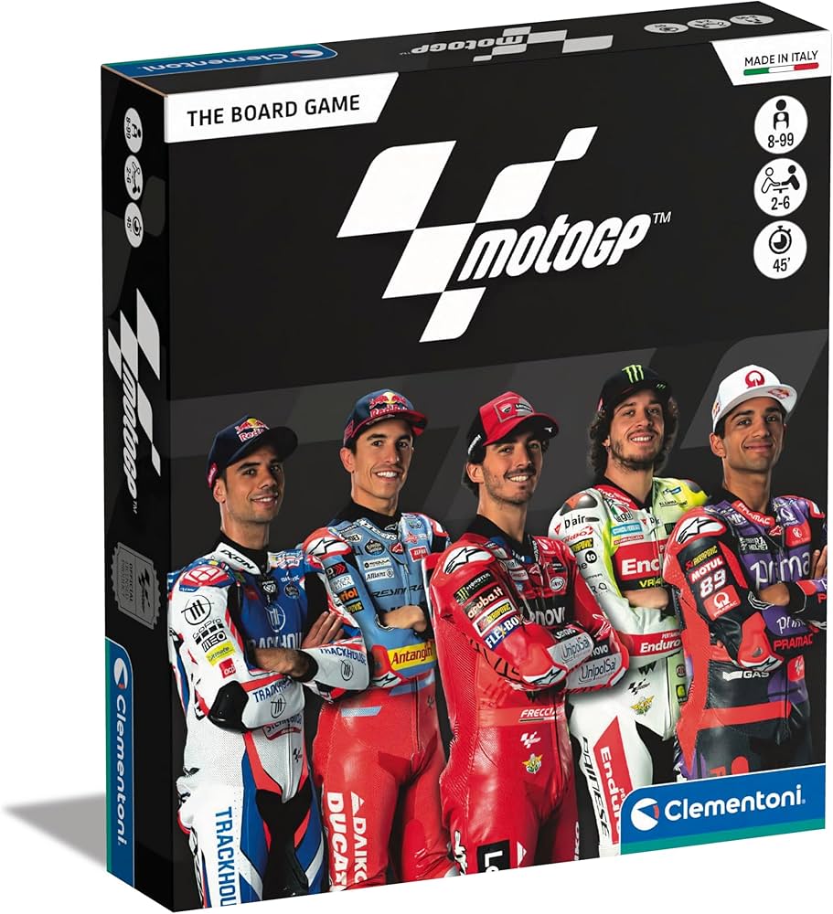 Clementoni - 16790 - MOTO GP - Il Gioco Da Tavolo - Gioco Di