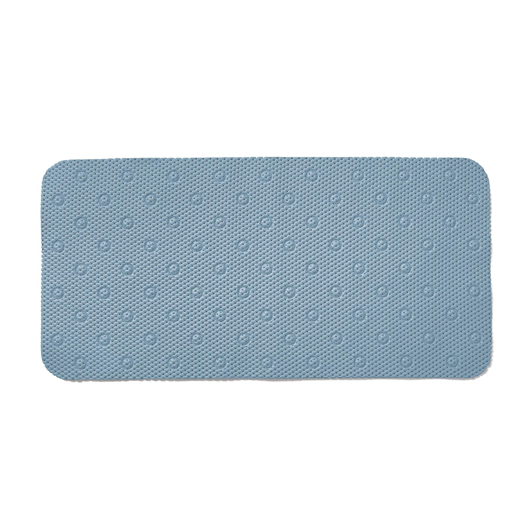 Tapis De Douche / Baignoire Rayen 45 X 91 Cm - Blanc | Antidérapant Avec 85 Ventouses Puissantes, Doux Et Rembourré