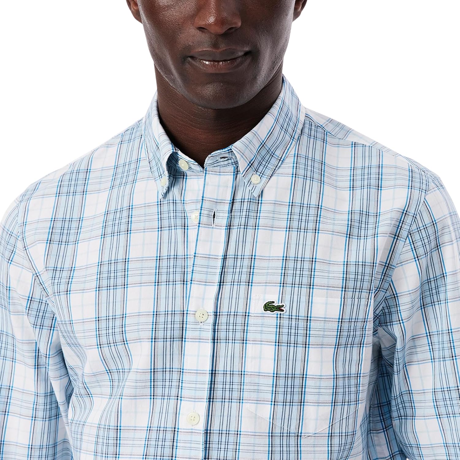 Lacoste Men's Slim Fit Stretch Plaid Shirt - Image 2