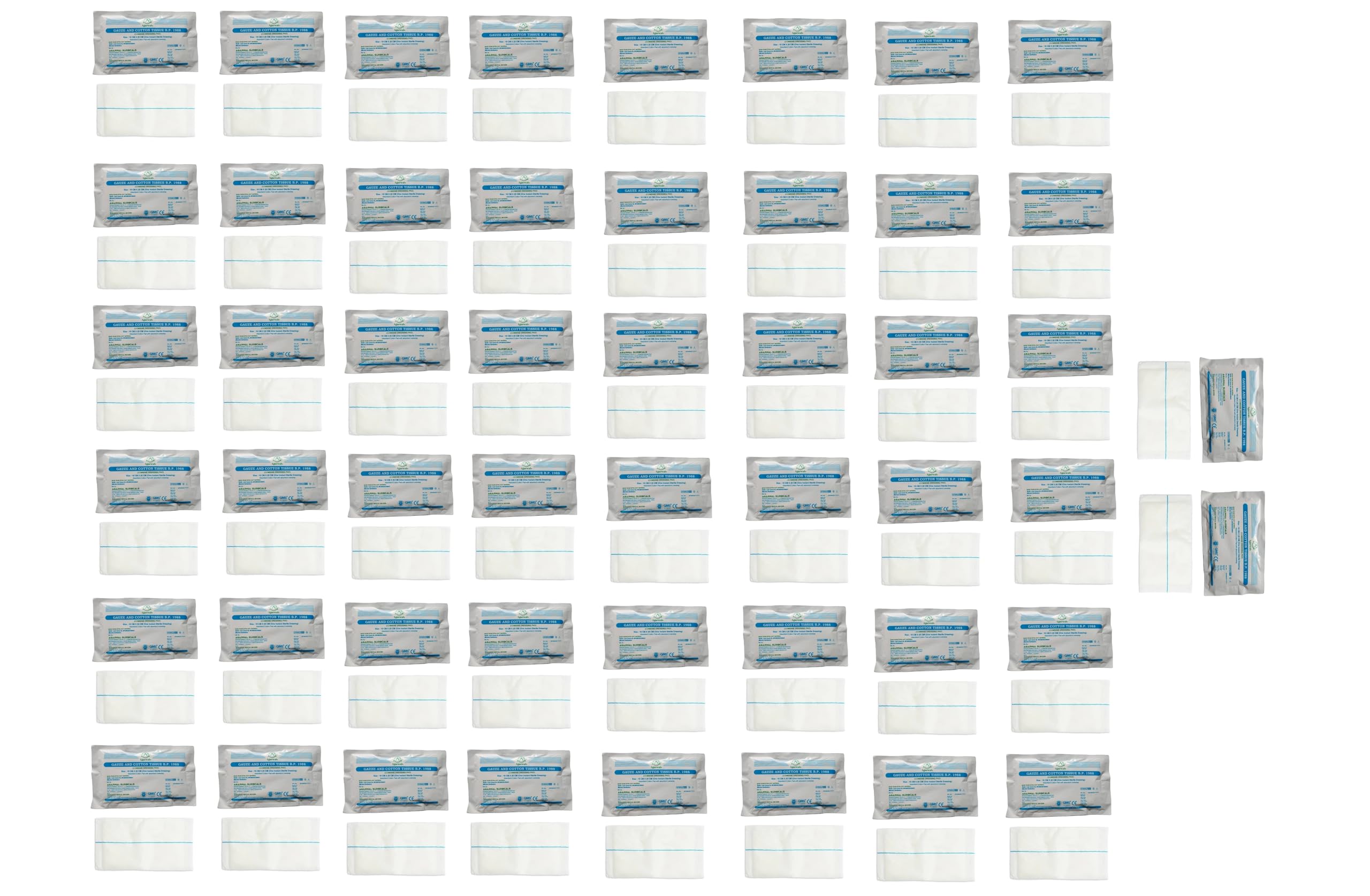 Agarwals Premium Sterile Combine Dressing Surgical Pad 10CM x 20CM (Pack of 50) (B0DF2WBZ7F) Amazon Price History, Amazon Price Tracker