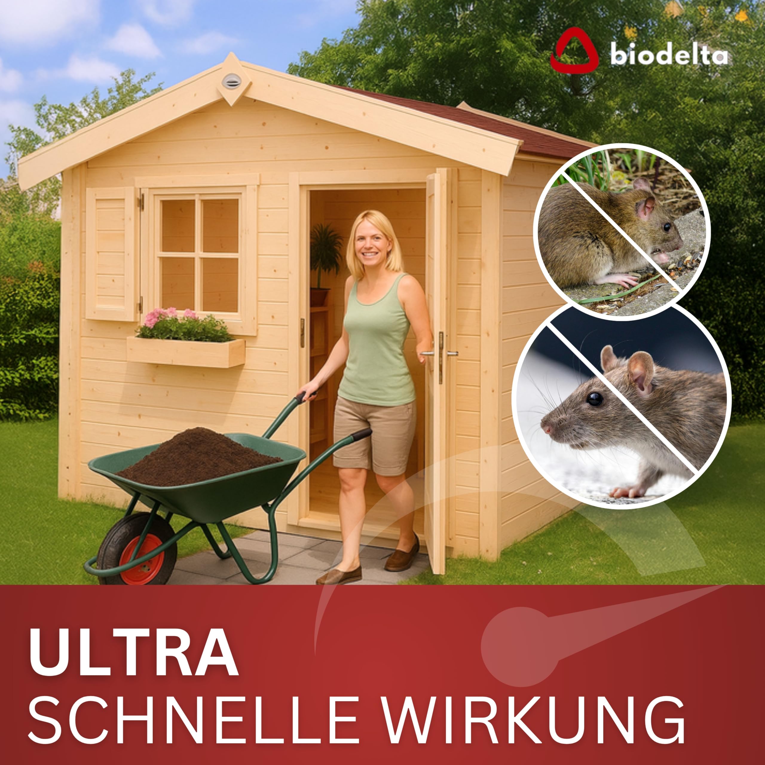 BIOFORMEL Mäuse Ex Spray Plus 5L - Mäuseabwehr & Rattenabwehr - Mäuse vertreiben Abwehrmittel Ratten - Mäusebekämpfung Indoor & Outdoor - Anti Ratten - Spray Mausspray - Wirkstoff Geraniol