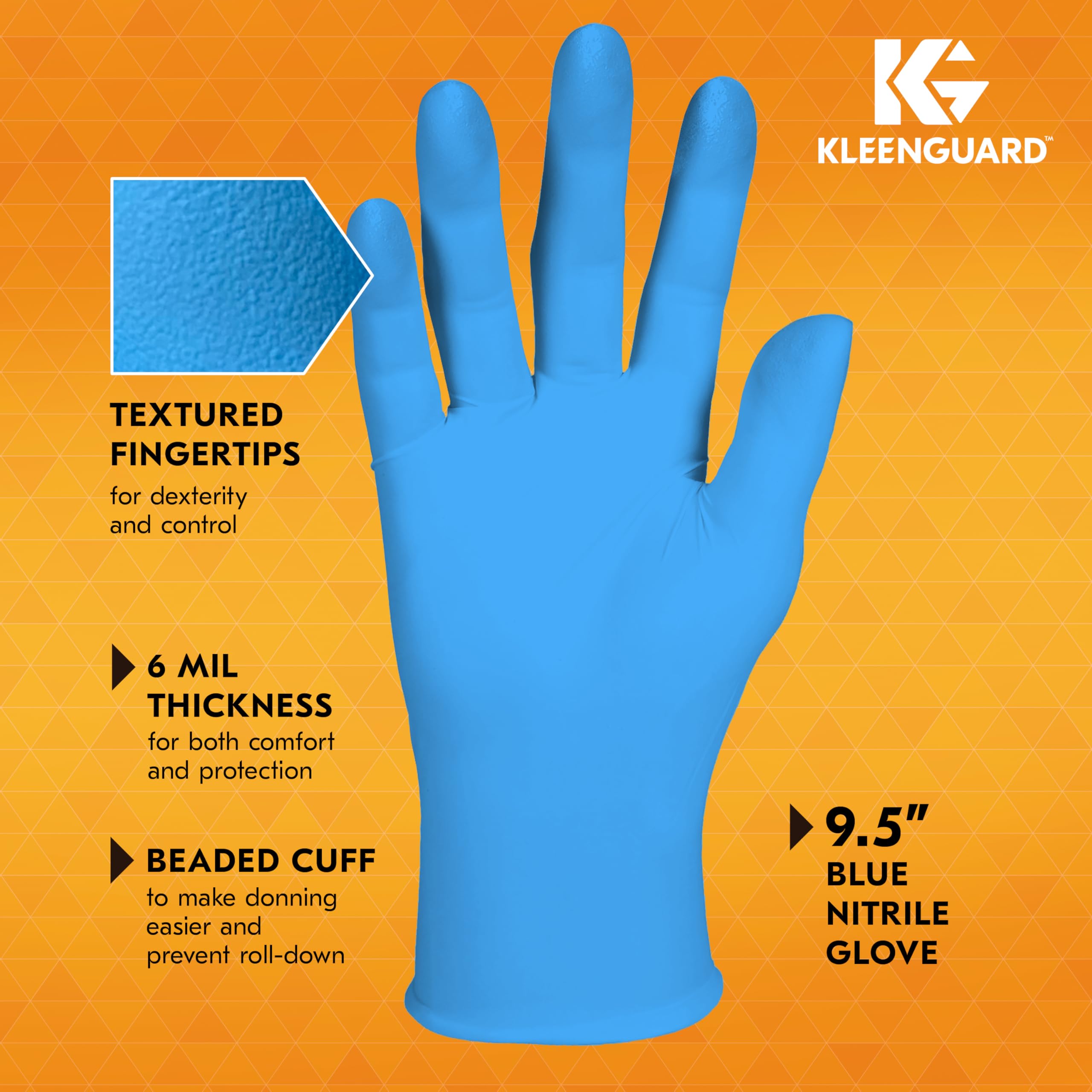 KleenGuard™ Guantes de nitrilo G10 2PRO™ (54424) - Embalaje XL, 90 guantes/caja, 1 caja / estuche