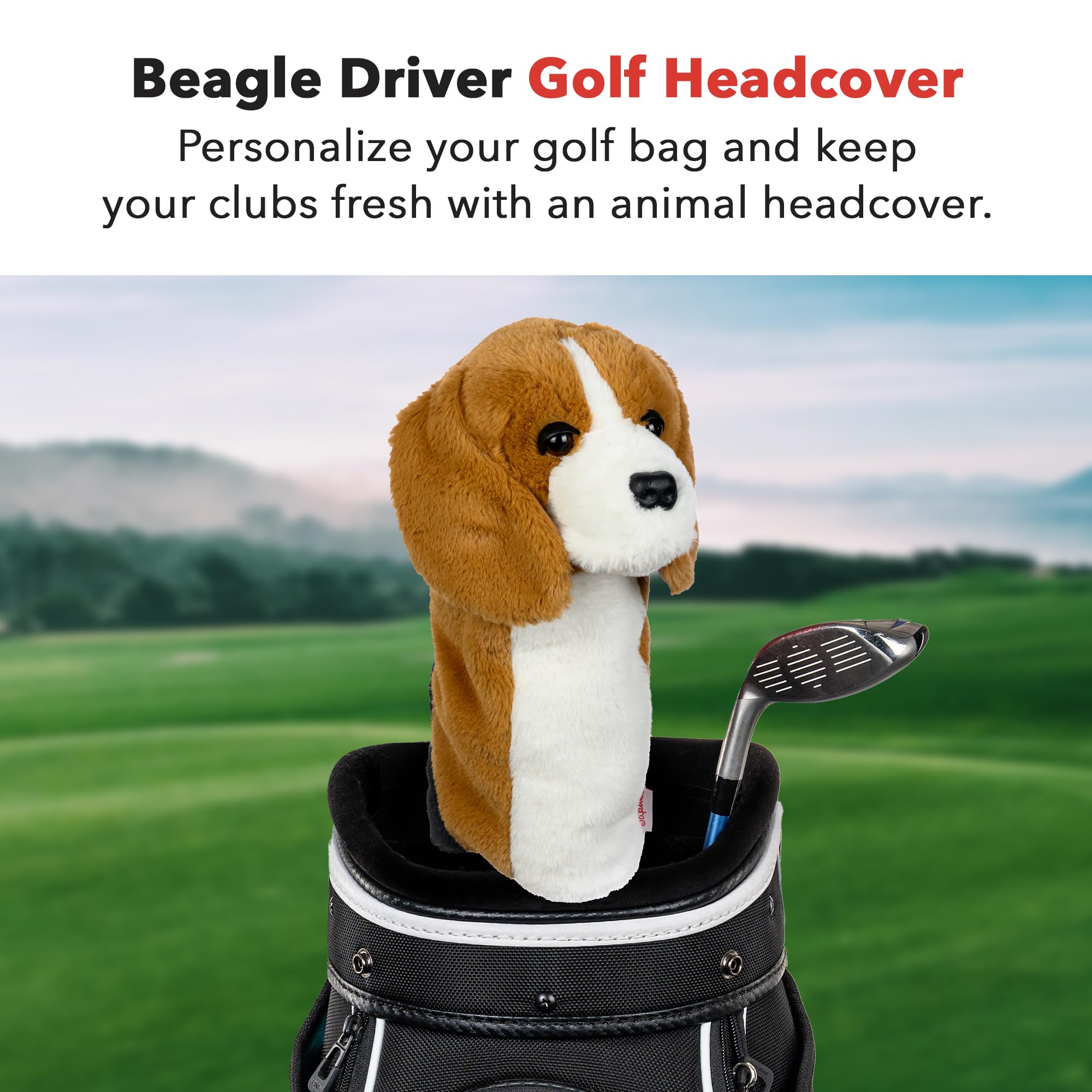 Amazon.co.jp: Daphne's HeadCovers ビーグルドライバーヘッドカバー
