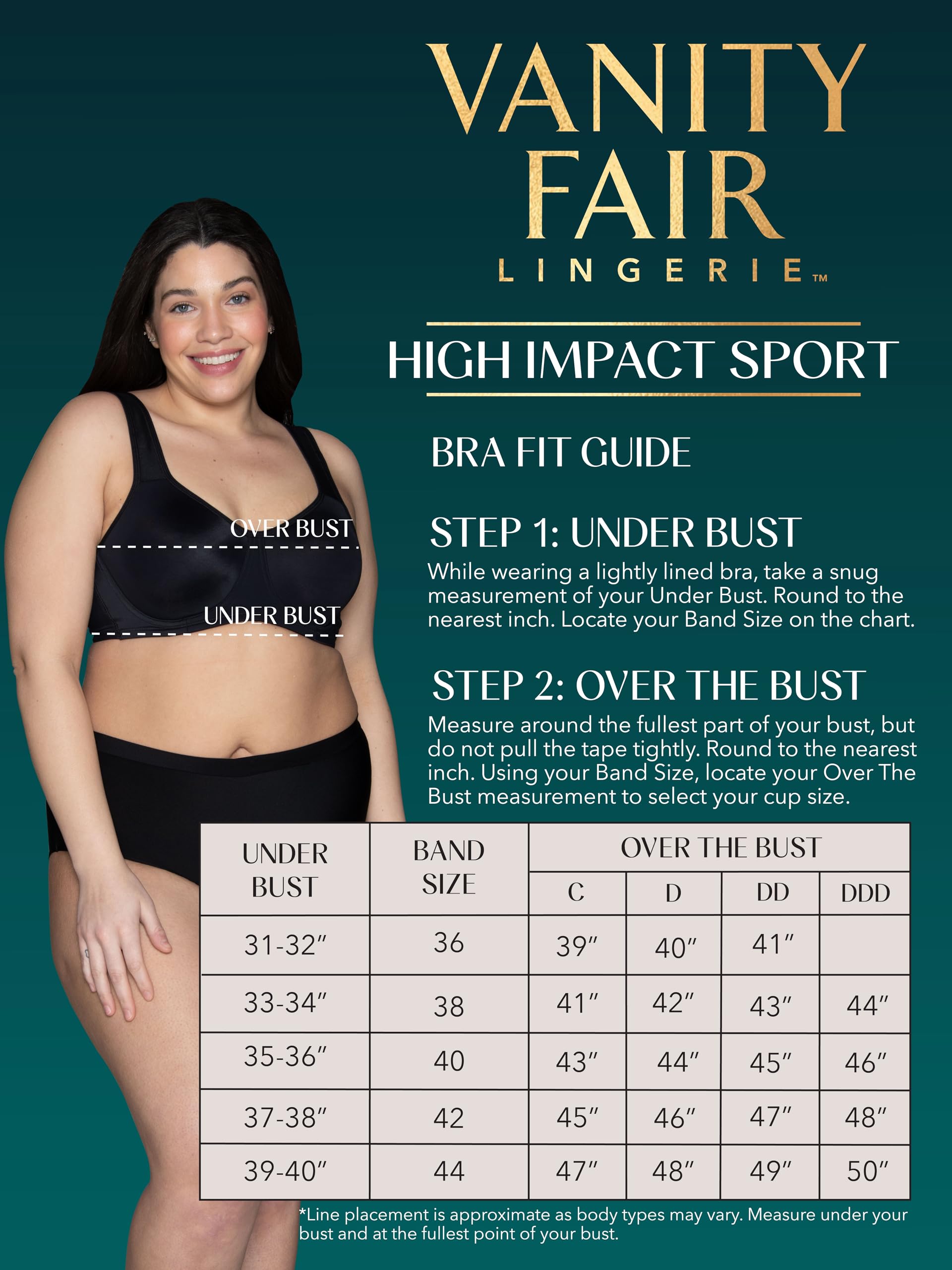 Vanity Fair Reggiseno Sportivo Senza Fili 71500 Reggiseno Donna (Pacco da 1)