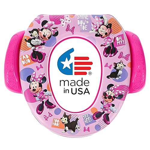 Miniatura 1 de Disney Minnie Mouse "Fab Duo" - Asiento suave para orinal y asiento de entrenamiento para ir al baño, cojín suave, entrenamiento para ir al baño del