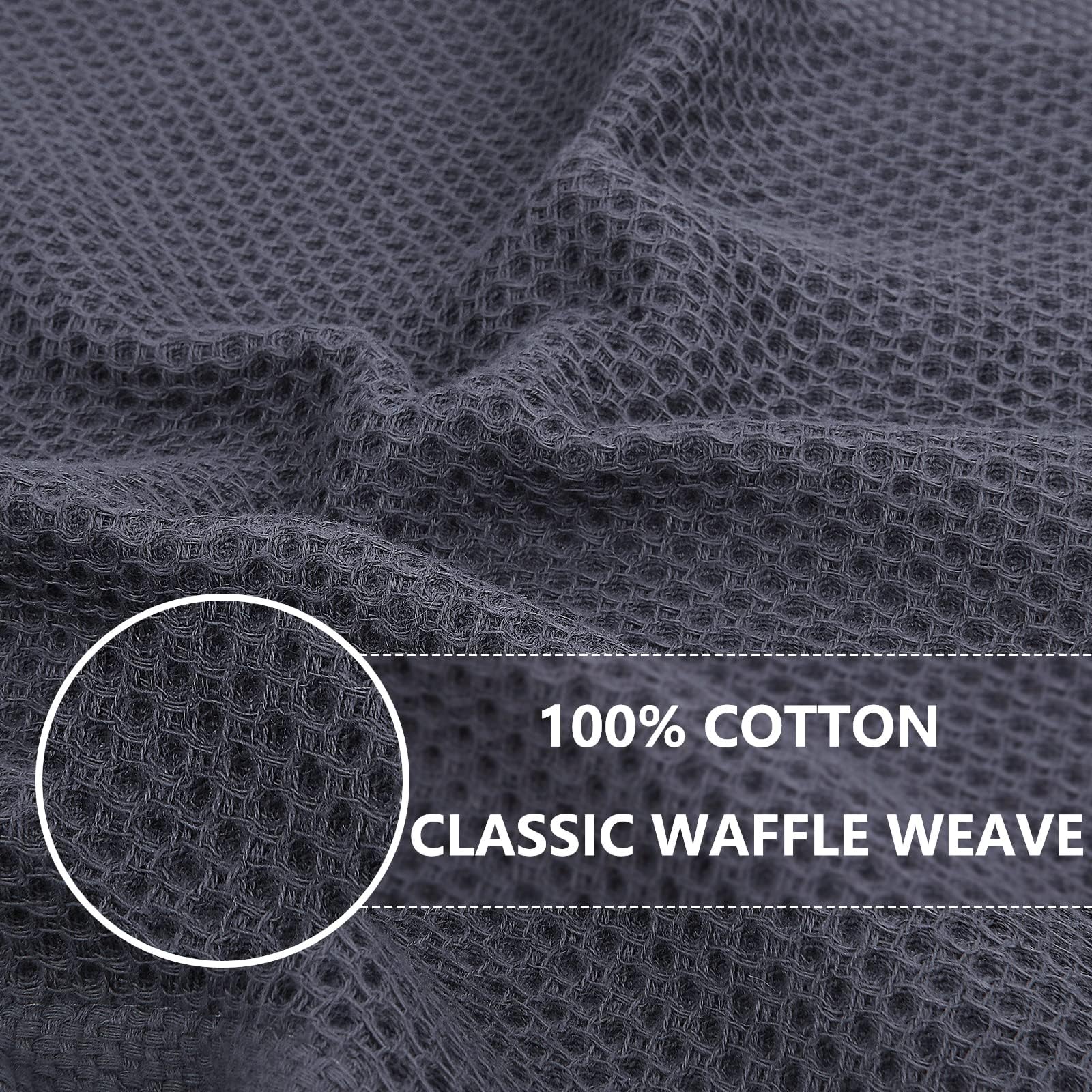 Homaxy Strofinacci da cucina in 100% cotone, ultra morbidi, assorbenti, ad asciugatura rapida, 33 x 71 cm, confezione da 12, colori misti