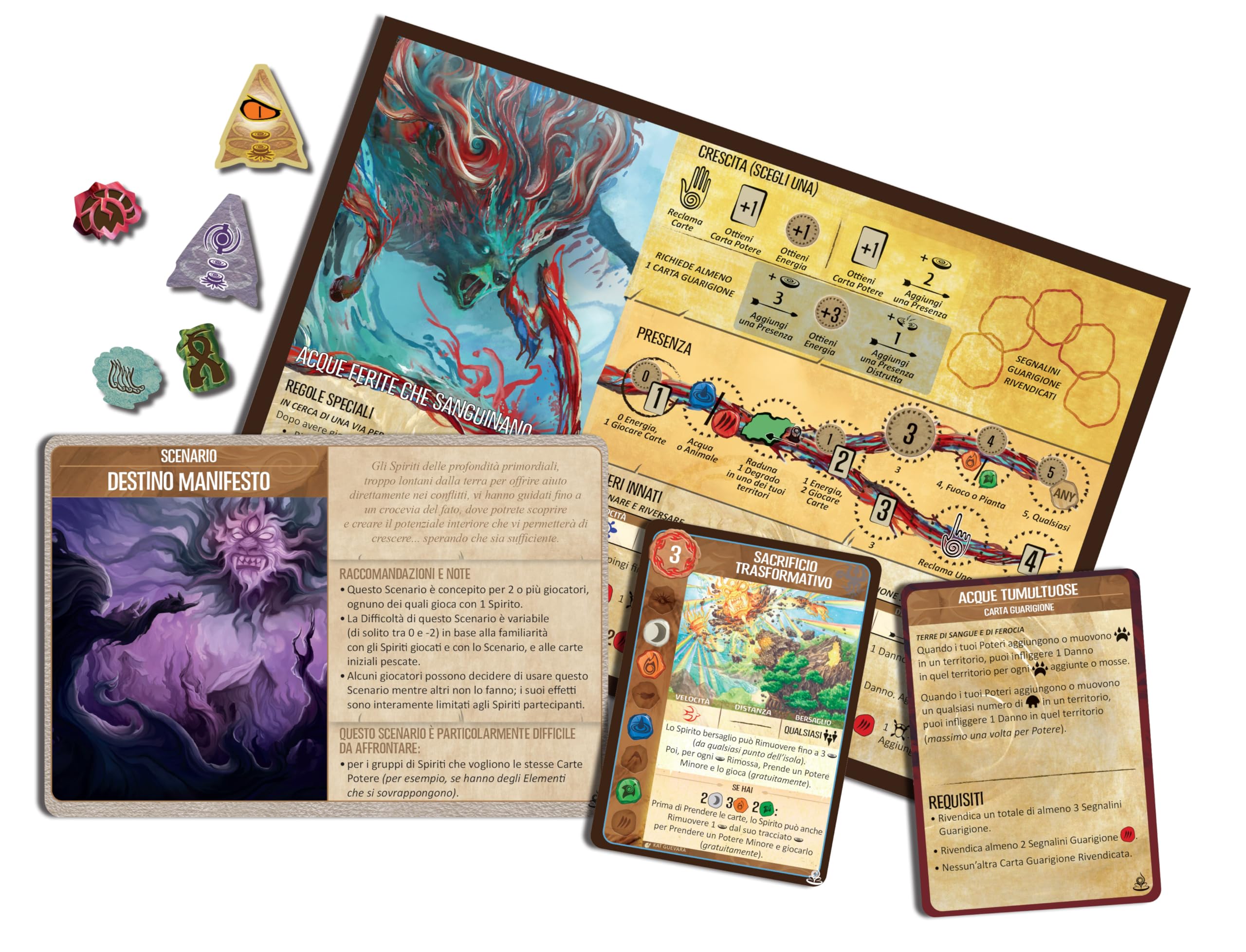 Spirit Island: Nature Incarnate Cooperative Board Game for Adults and Children from 14 Years, 1-6 Players, 90min - Image 2