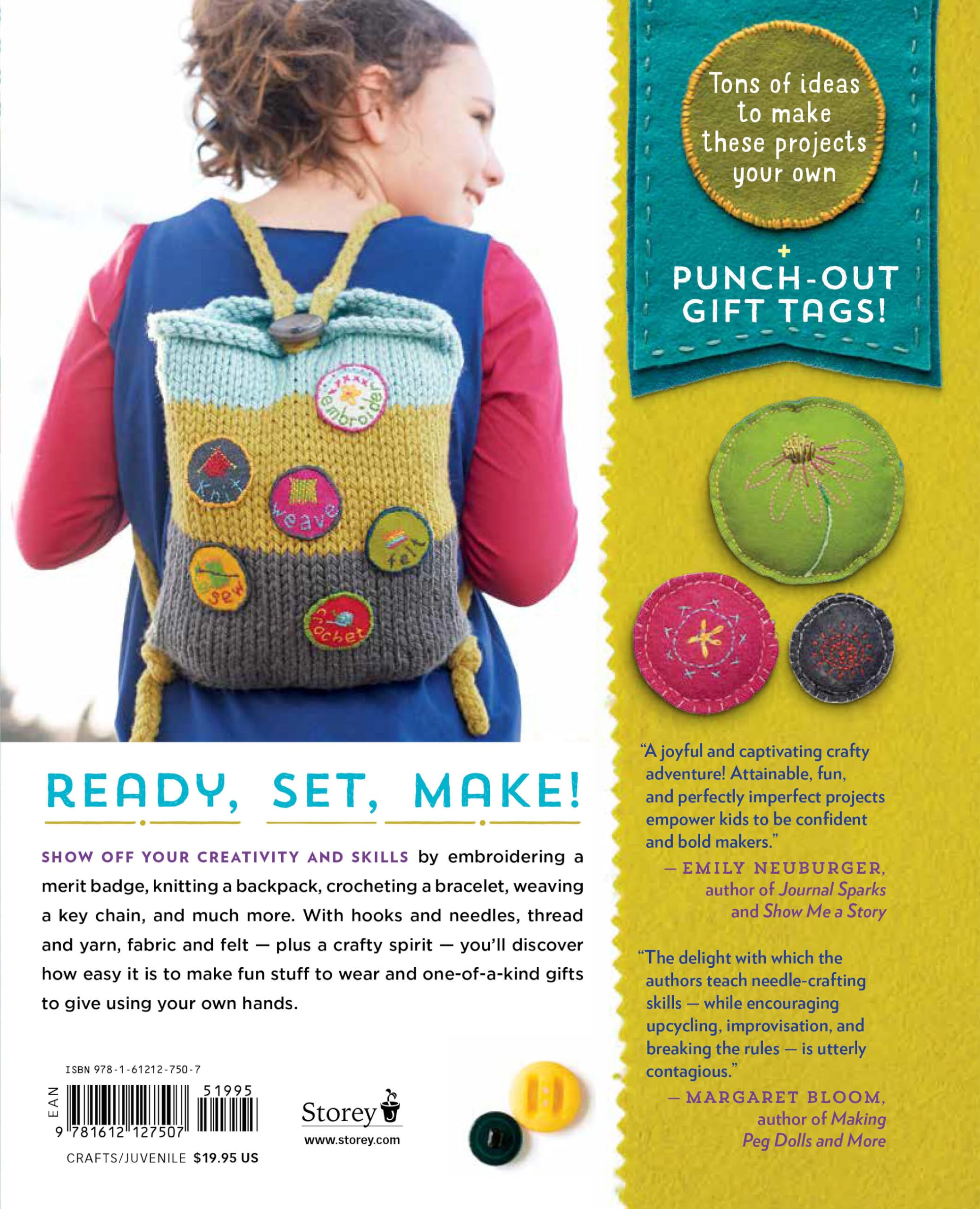 Stitch Camp: 18 Crafty Projects for Kids & Tweens – Learn 6 All-Time Favorite Skills: Sew, Knit, Crochet, Felt, Embroider & Weave