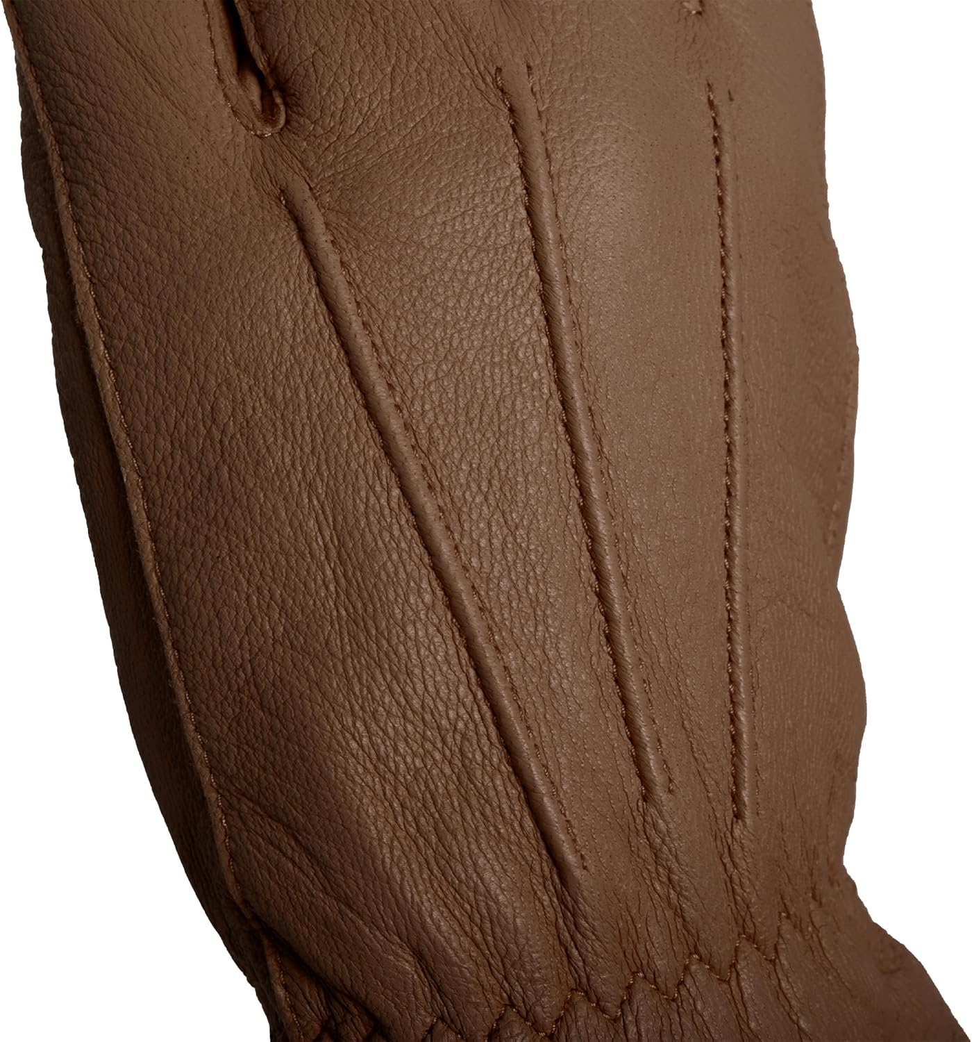 Sleigh Men’s Insulated Winter Gloves (Deerskin Leather) Soft, Comfortable, and Luxurious (Thinsulate Lined) Snug Fit