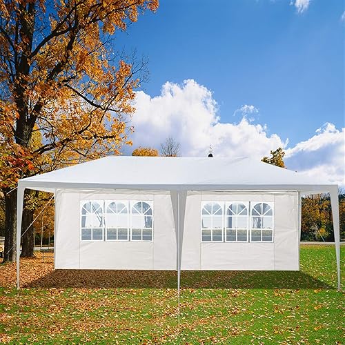 Miniatura 9 de Gazebo al aire libre, toldo para cochera, refugio de camping, comercial, instantáneo, impermeable, con paredes laterales, tienda de campaña para