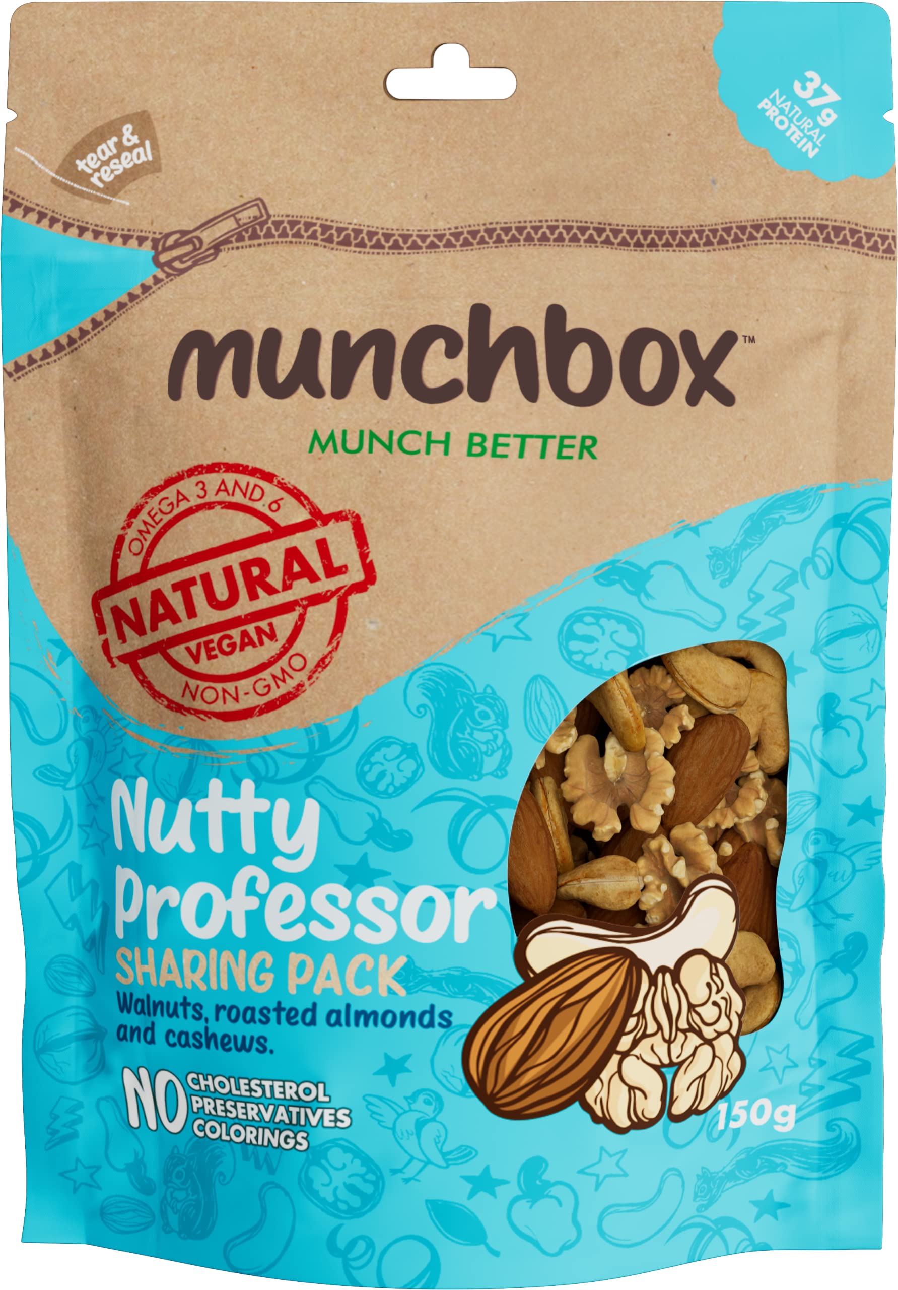 MunchboxNutty Professor Sharing Pack, 150 g
