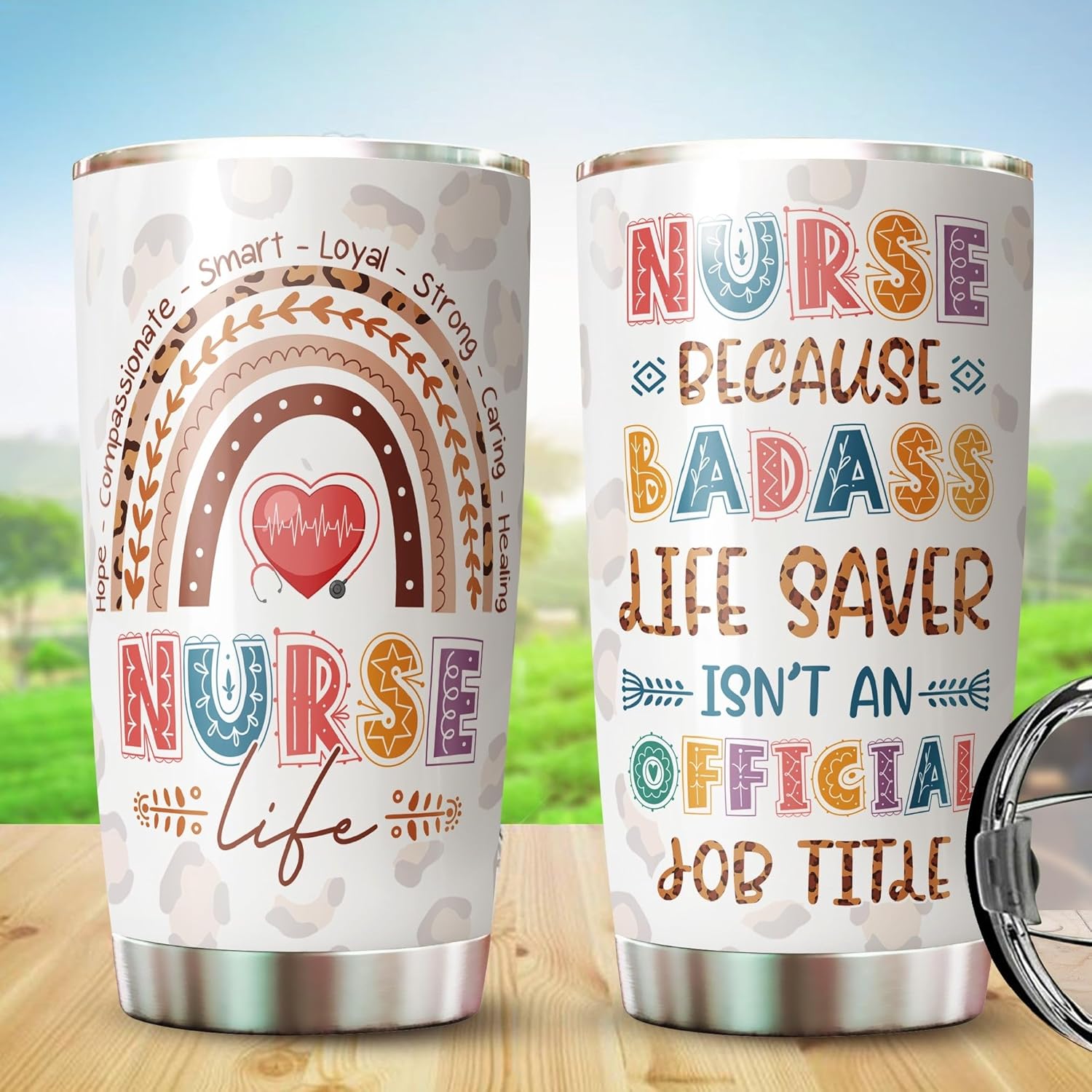 Gifts For Nurses - Nurse Tumbler - Nursing Gift - Nurse Life Tumblers - Nurses Week Gifts - Nursing Graduation Gift Ideas - Image 2