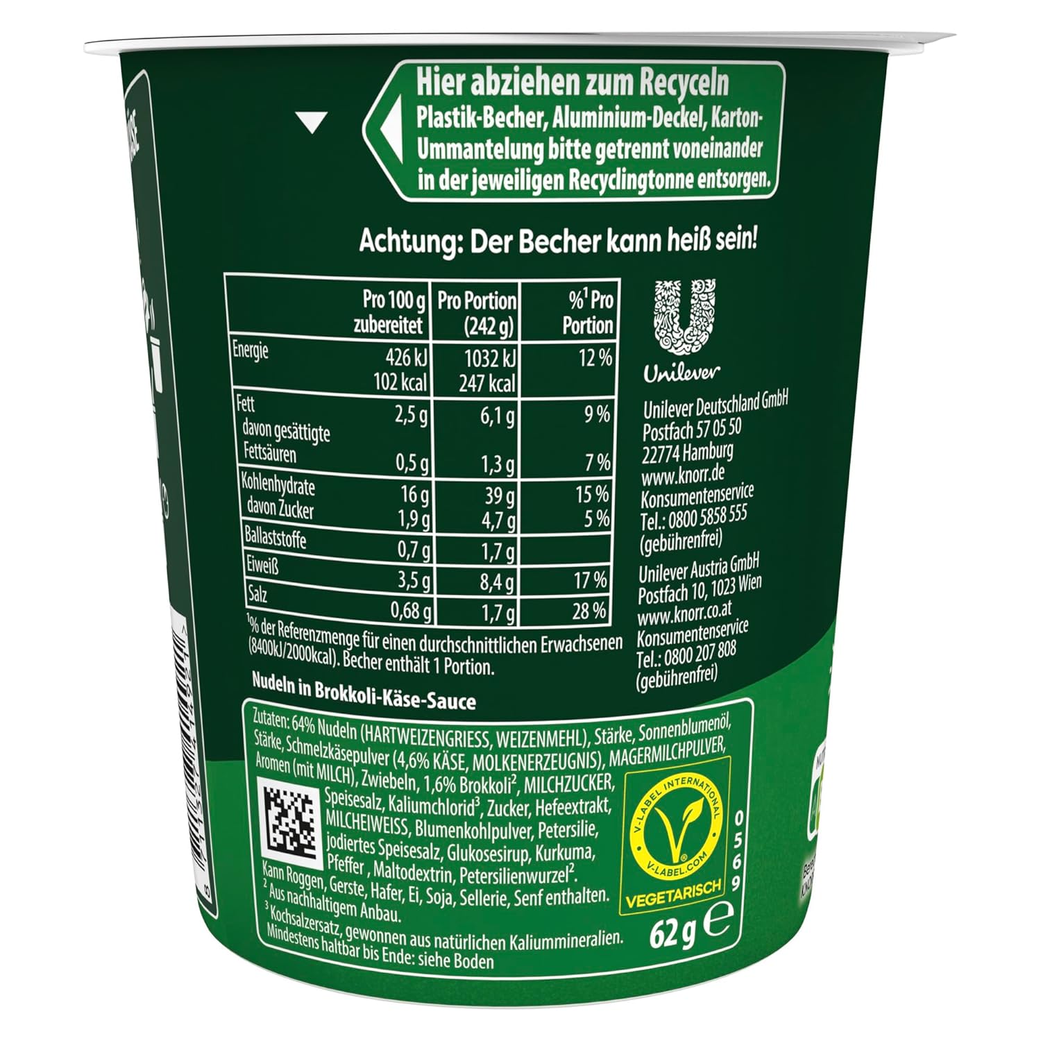 Schnell und Lecker: Knorr Pasta Snack Pot Brokkoli & Käse im Test!