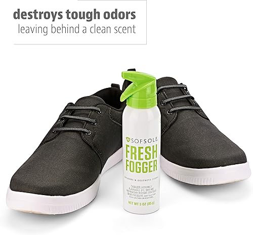 Miniatura 4 de Sof Sole Fresh Fogger Zapatos bolsa de gimnasio y spray desodorante 3 onzas 2 unidades