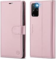 Vista 1 de Funda tipo cartera para Samsung Galaxy S20+/S20 Plus de 6.7 pulgadas, con bloqueo RFID, soporte para tarjetas de crédito, de piel sintética, con Oro