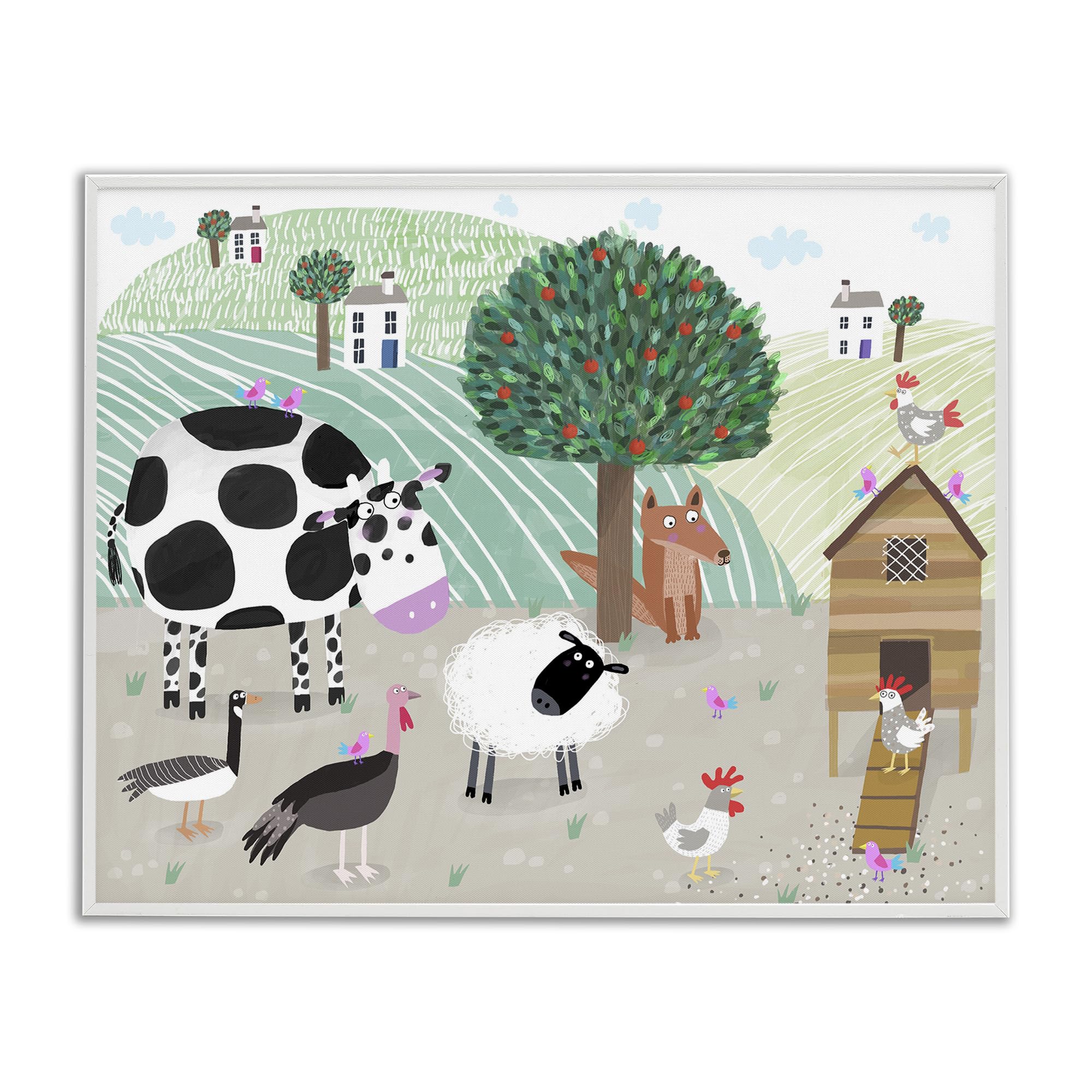 'Down At The Farm'| Framed Giclee Art