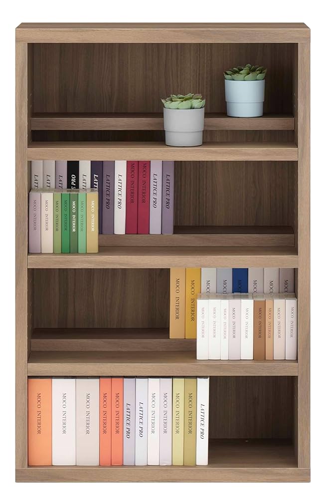 Amazon｜フナモコ コミックシェルフ 幅74.3×奥29.7×高113.8cm