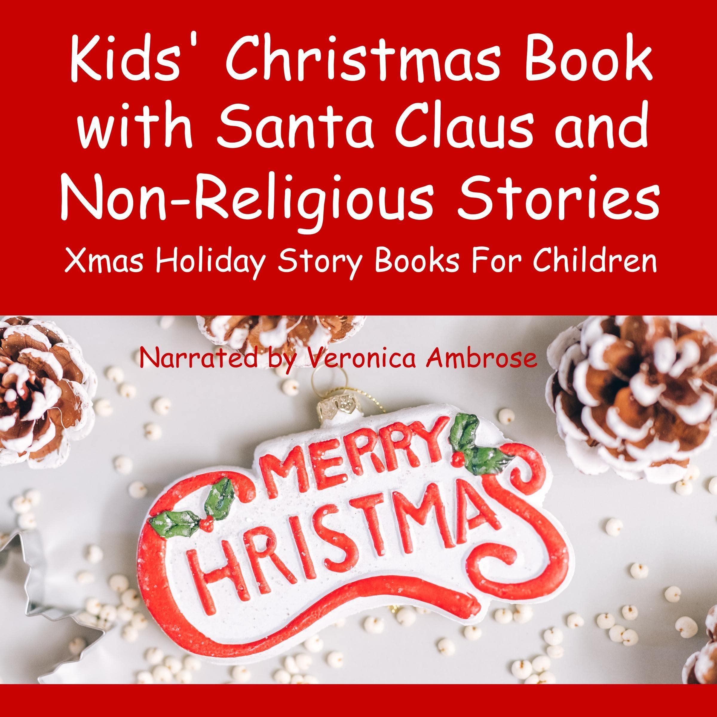 Kids' Christmas Book with Santa Claus and Non-Religious Stories: Xmas Holiday Story Books for Children