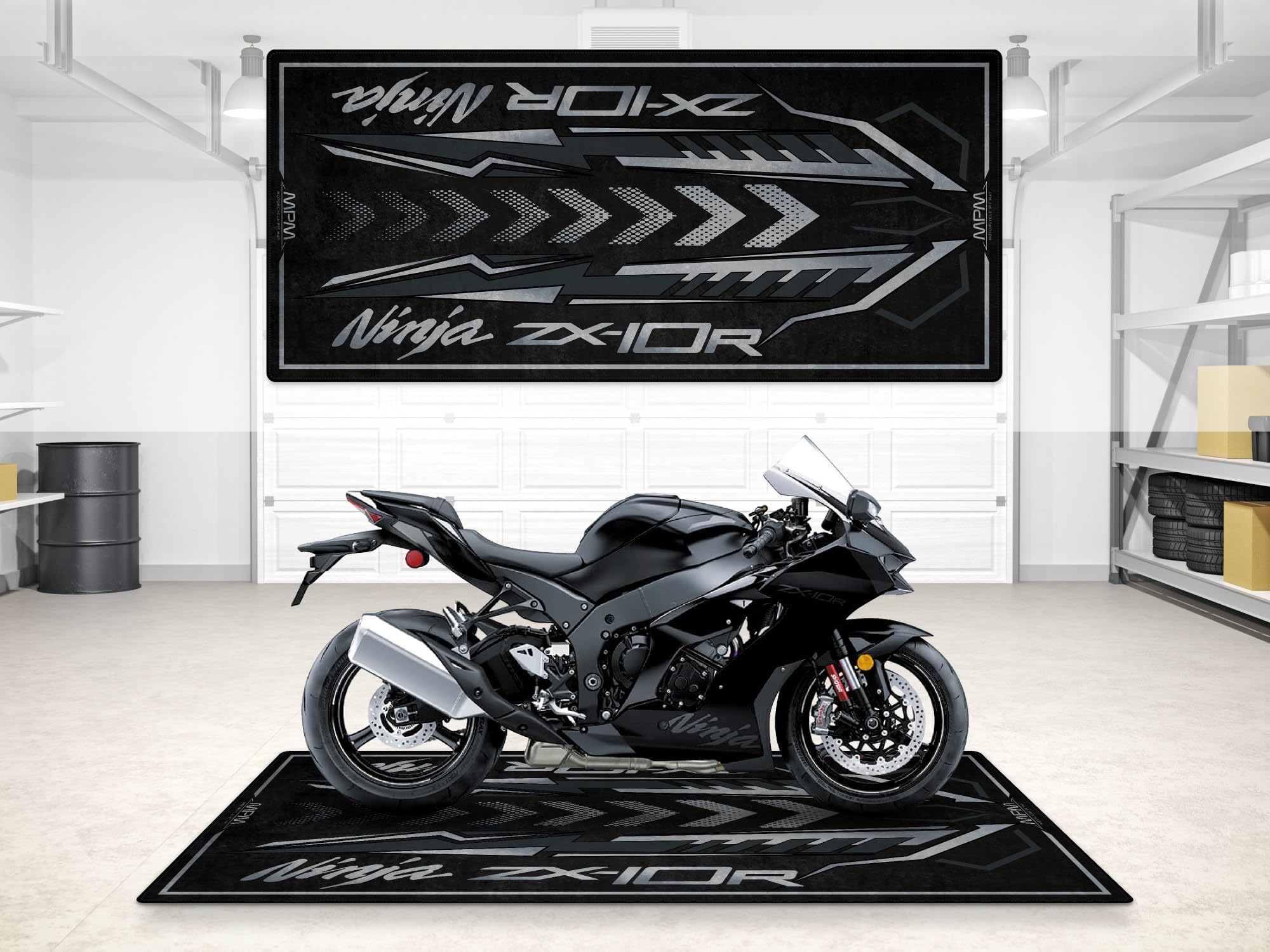 mat Amazon.com: wibeart Parking Mat for Ninja ZX-10R Series