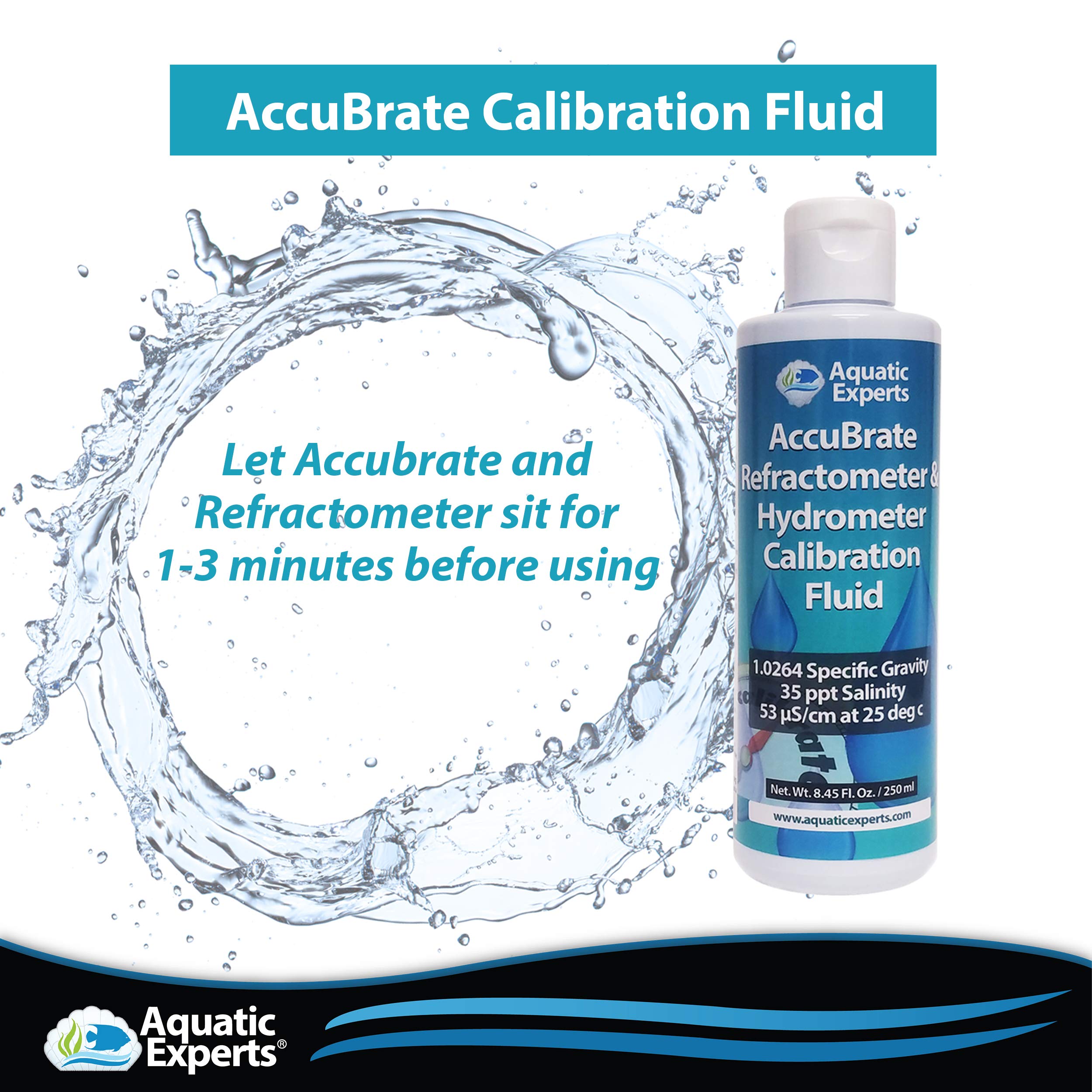 Aquatic Experts AccuBrate Refractometer and Hydrometer Salinity