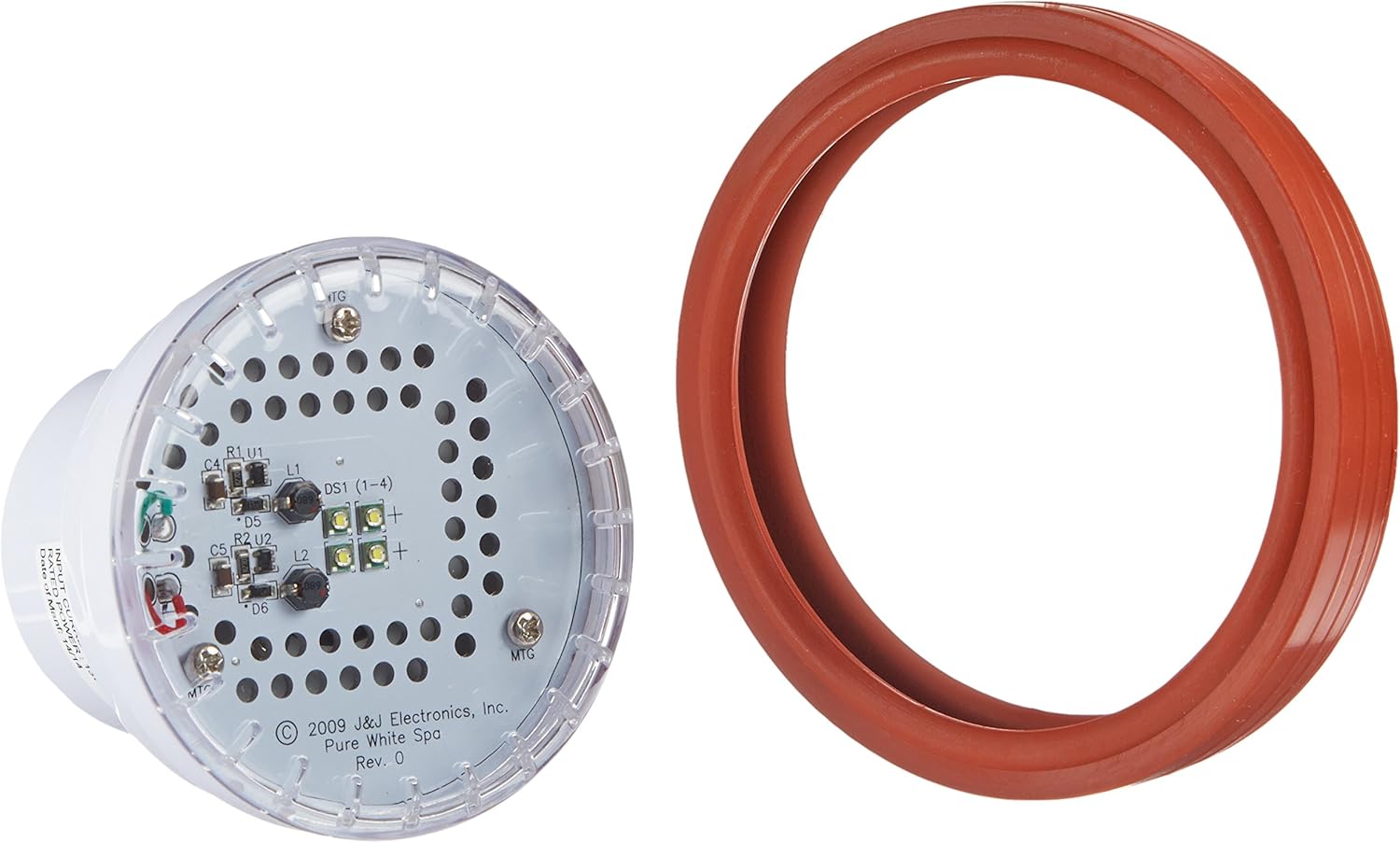 J&J Electronics LPL-M1-WHT-120 Led Spa Light, 120-volt, White