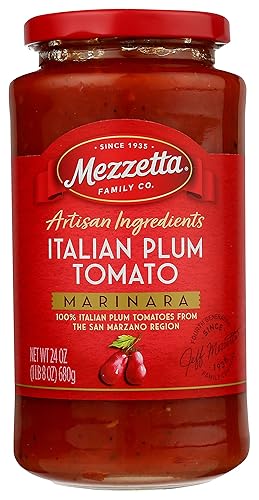Mezzetta Salsa Pasta Plum Tom, 24 onzas (paquete de 6)
