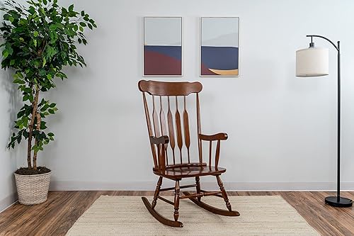 Miniatura 2 de Gift Mark 1233-3800C Giftmark - Silla mecedora para adultos color cereza