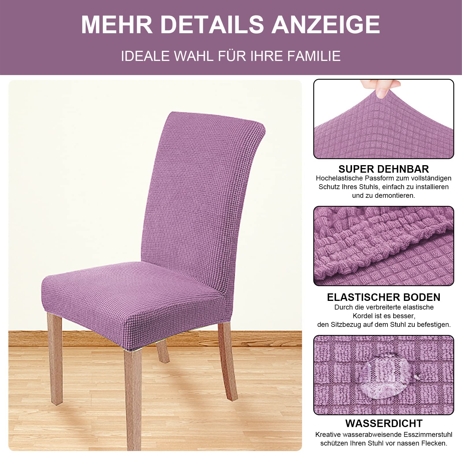 sorliva Housses de Chaise 6 Pièces, Couverture de Chaise de Salle à Manger Extensible Protection de Chaise Moderne Lavable pour la Décoration Fête Banquets Hôtel de Bureau(Crèmejaune sorliva Housses de Chaise 6 Pièces, Couverture de Chaise de Salle à Manger Extensible Protection de Chaise Moderne Lavable pour la Décoration Fête Banquets Hôtel de Bureau(Crèmejaune